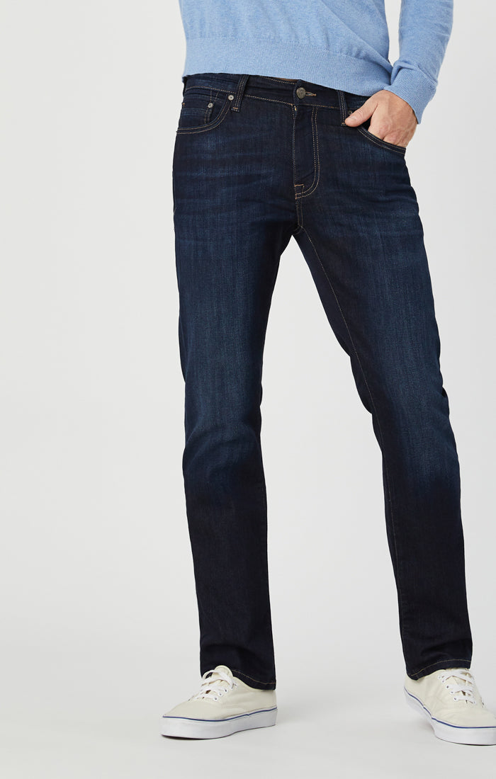 ZACH STRAIGHT LEG IN RINSE BRUSHED WILLIAMSBURG - Mavi Jeans