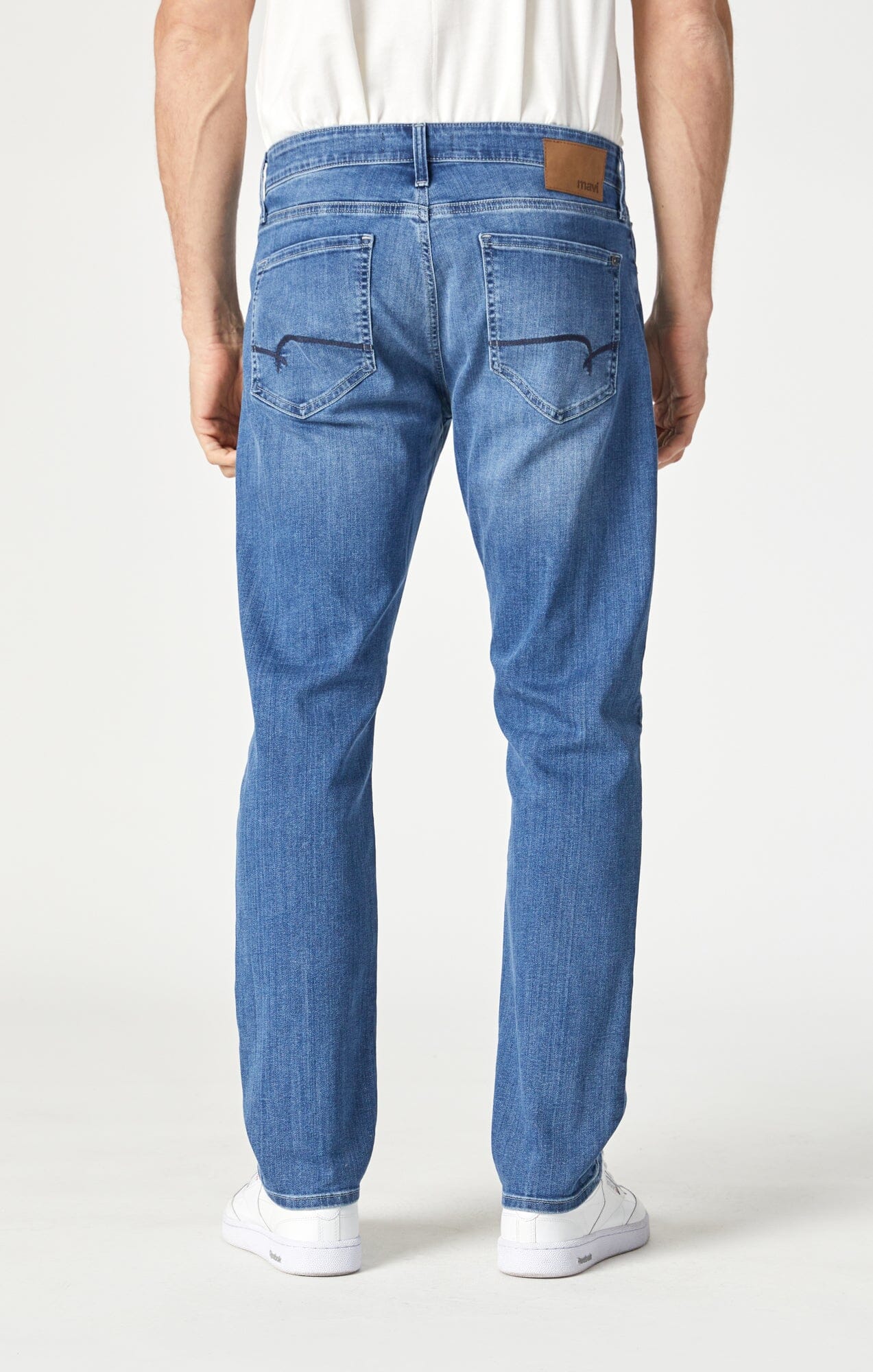 MARCUS SLIM STRAIGHT LEG IN MID BRUSHED WILLIAMSBURG - Mavi Jeans