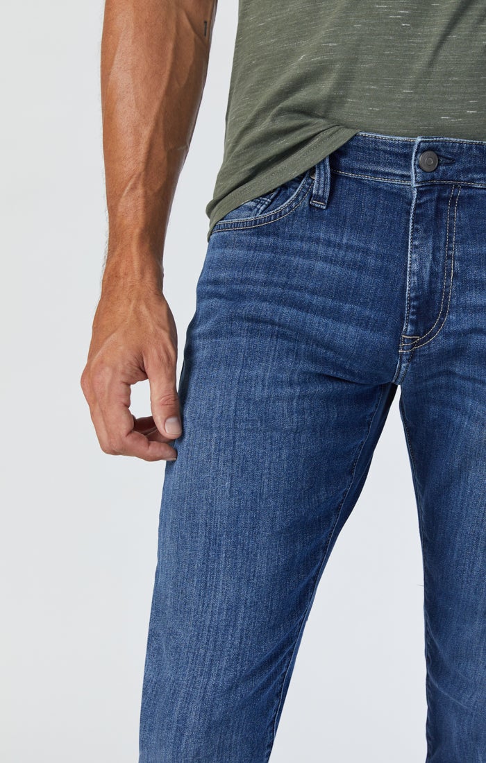 JAKE SLIM LEG JEANS IN INDIGO BRUSHED WILLIAMSBURG - Mavi Jeans