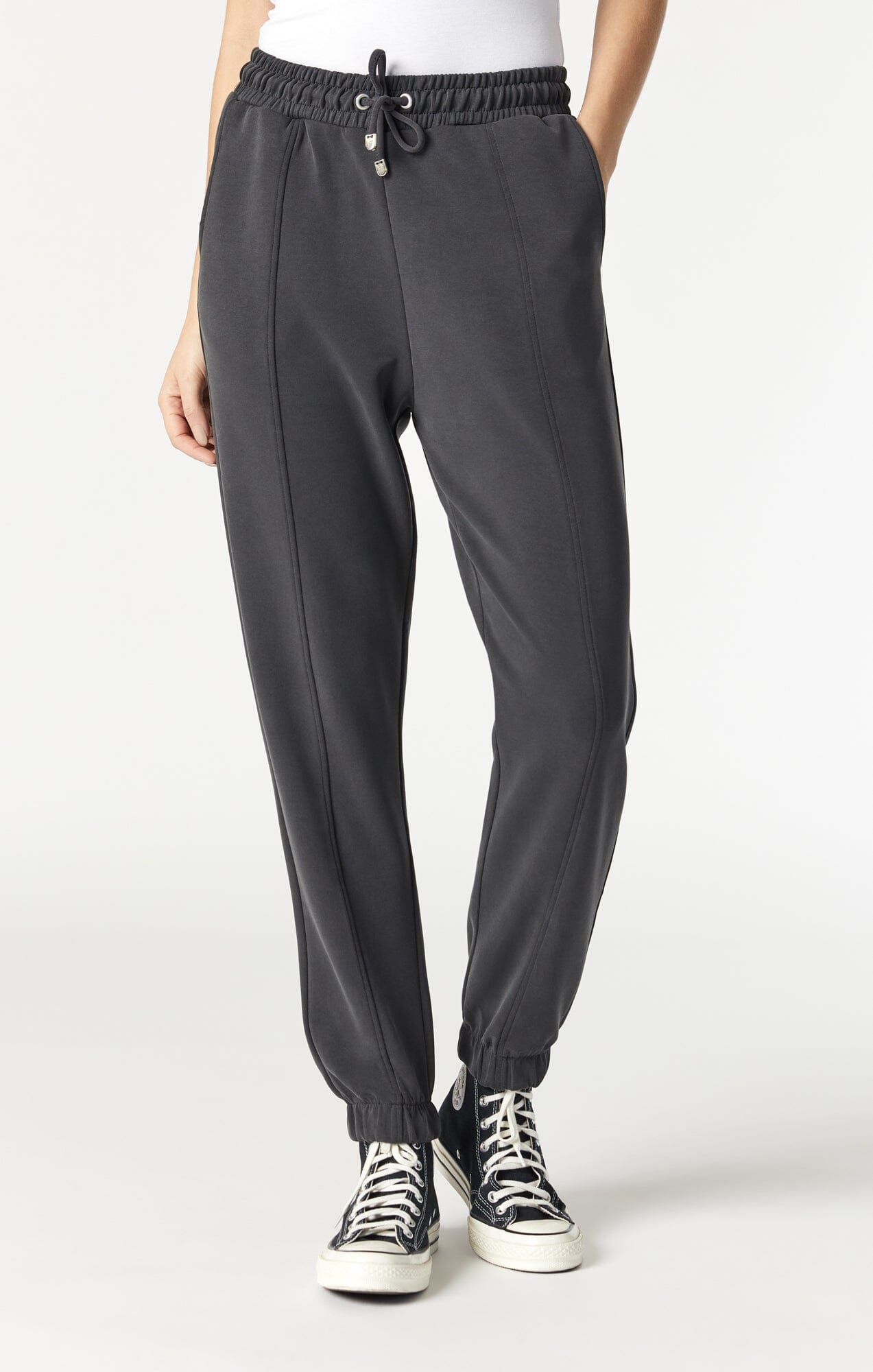 LUXE TOUCH SWEATPANTS IN BLACK - Mavi Jeans