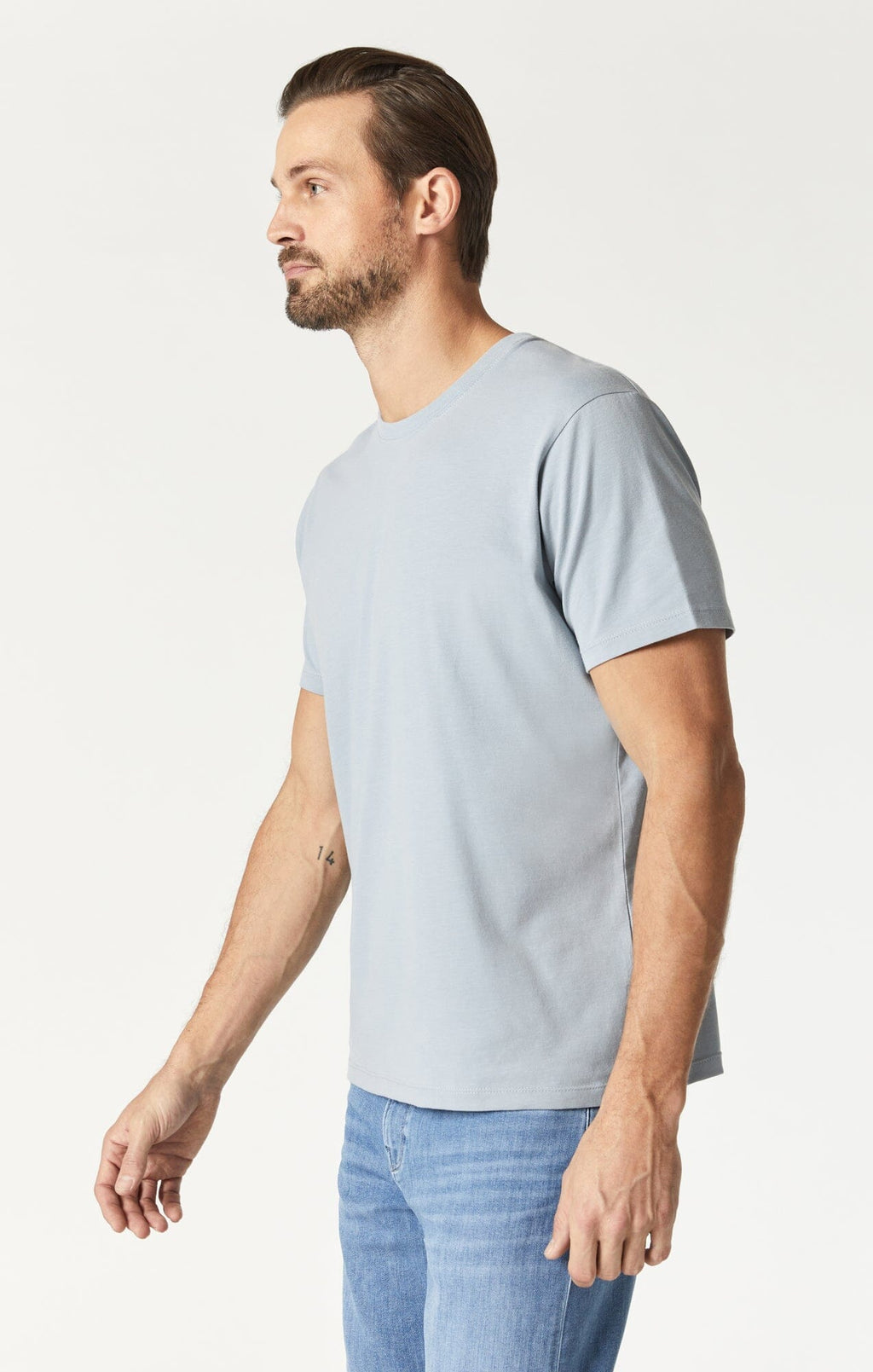 T-SHIRT IN ALUMINUM NATURAL DYE - Mavi Jeans