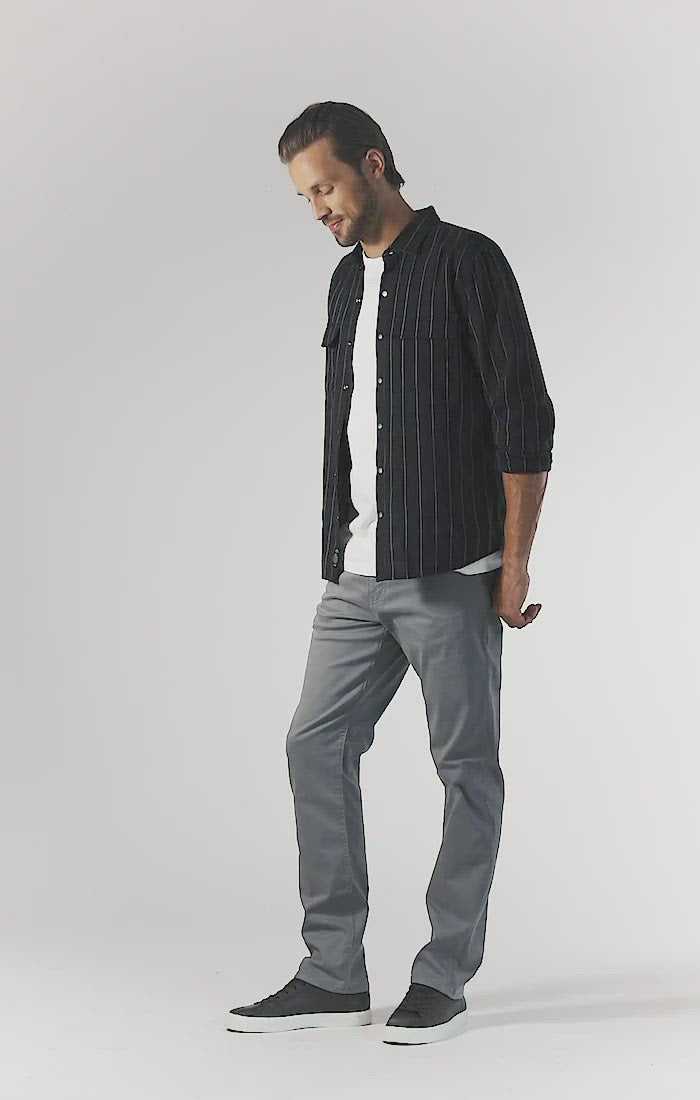 ZACH STRAIGHT LEG IN GREY TWILL - Mavi Jeans