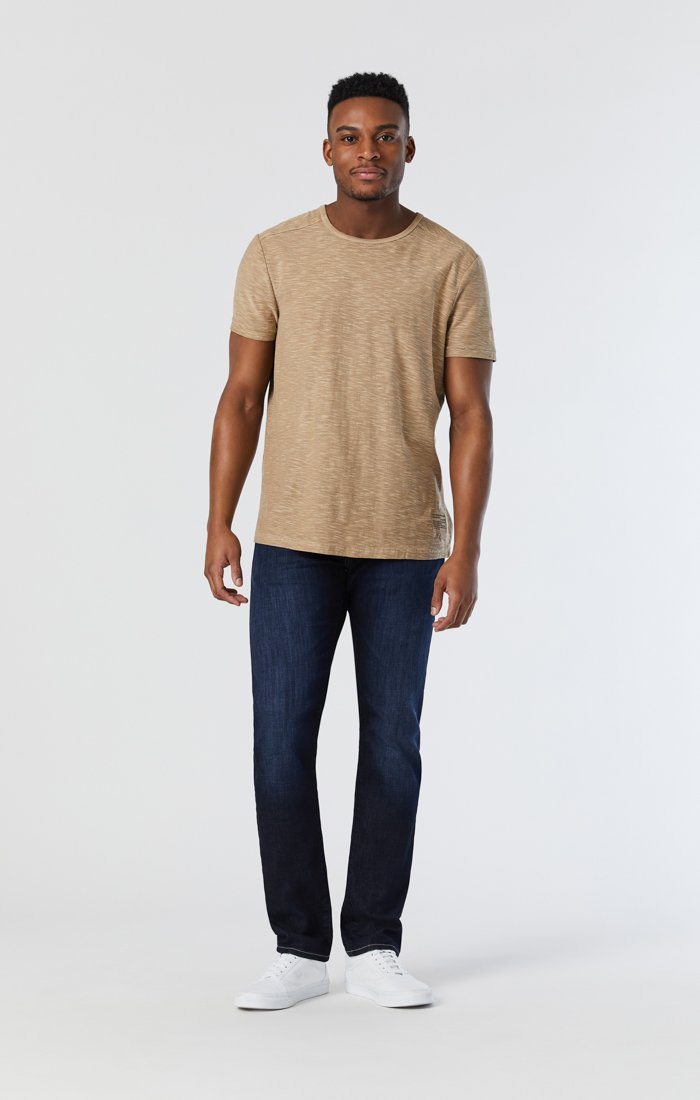 JAKE SLIM LEG IN RINSE BRUSHED FEATHER BLUE - Mavi Jeans