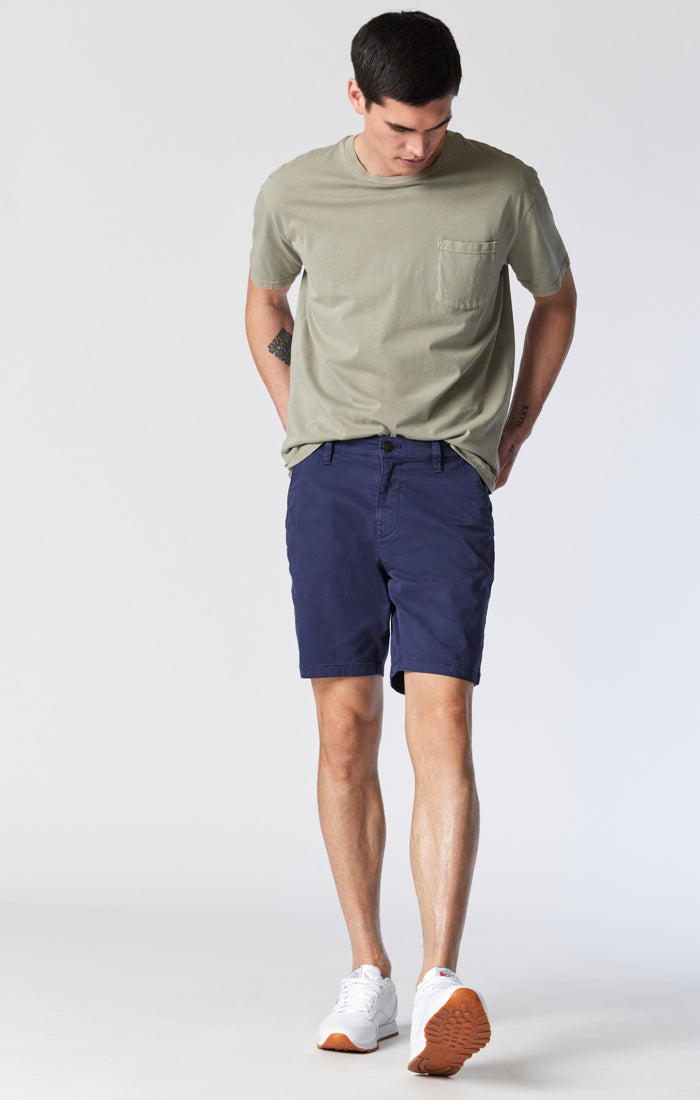 NOAH SHORTS IN DARK NAVY TWILL - Mavi Jeans
