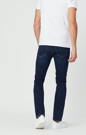 Mavi Men's Jake Slim Leg Jeans In Deep Feather Blue