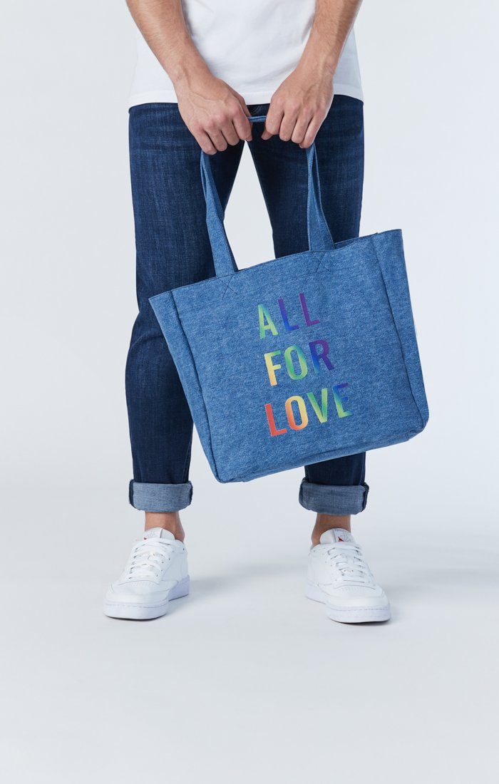 ALL FOR LOVE DENIM TOTE BAG - Mavi Jeans