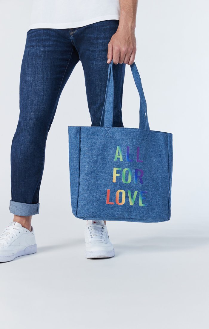 ALL FOR LOVE DENIM TOTE BAG - Mavi Jeans
