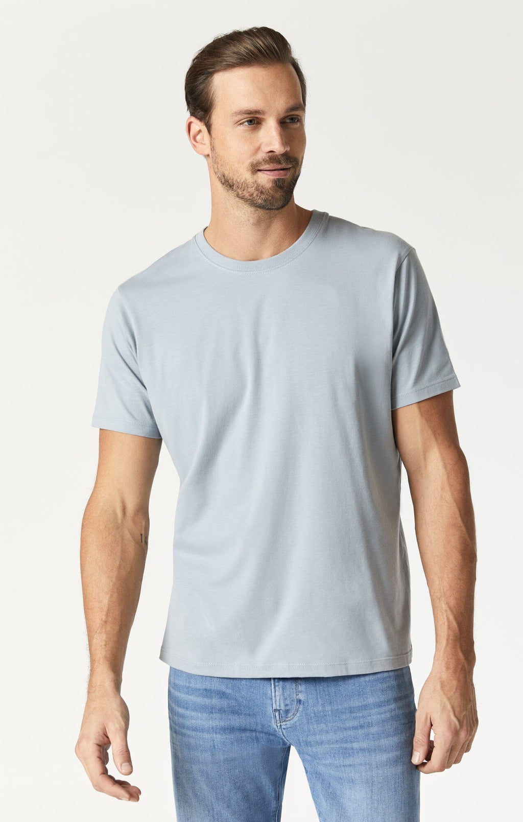 T-SHIRT IN ALUMINUM NATURAL DYE - Mavi Jeans