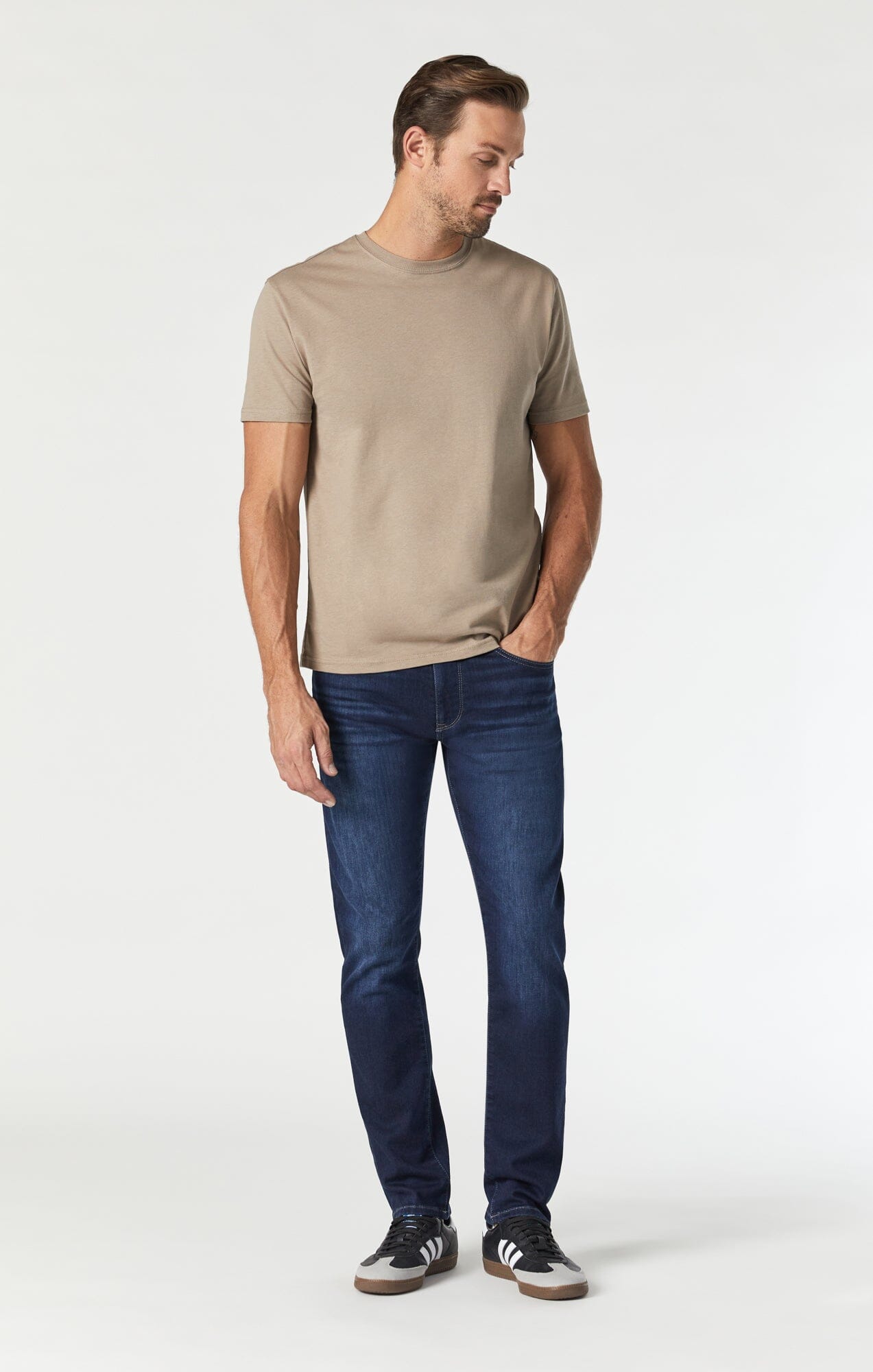 JAKE SLIM LEG IN DEEP BRUSHED ATHLETIC - Mavi Jeans