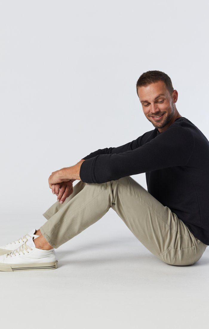 ZACH STRAIGHT LEG IN BEIGE TWILL - Mavi Jeans